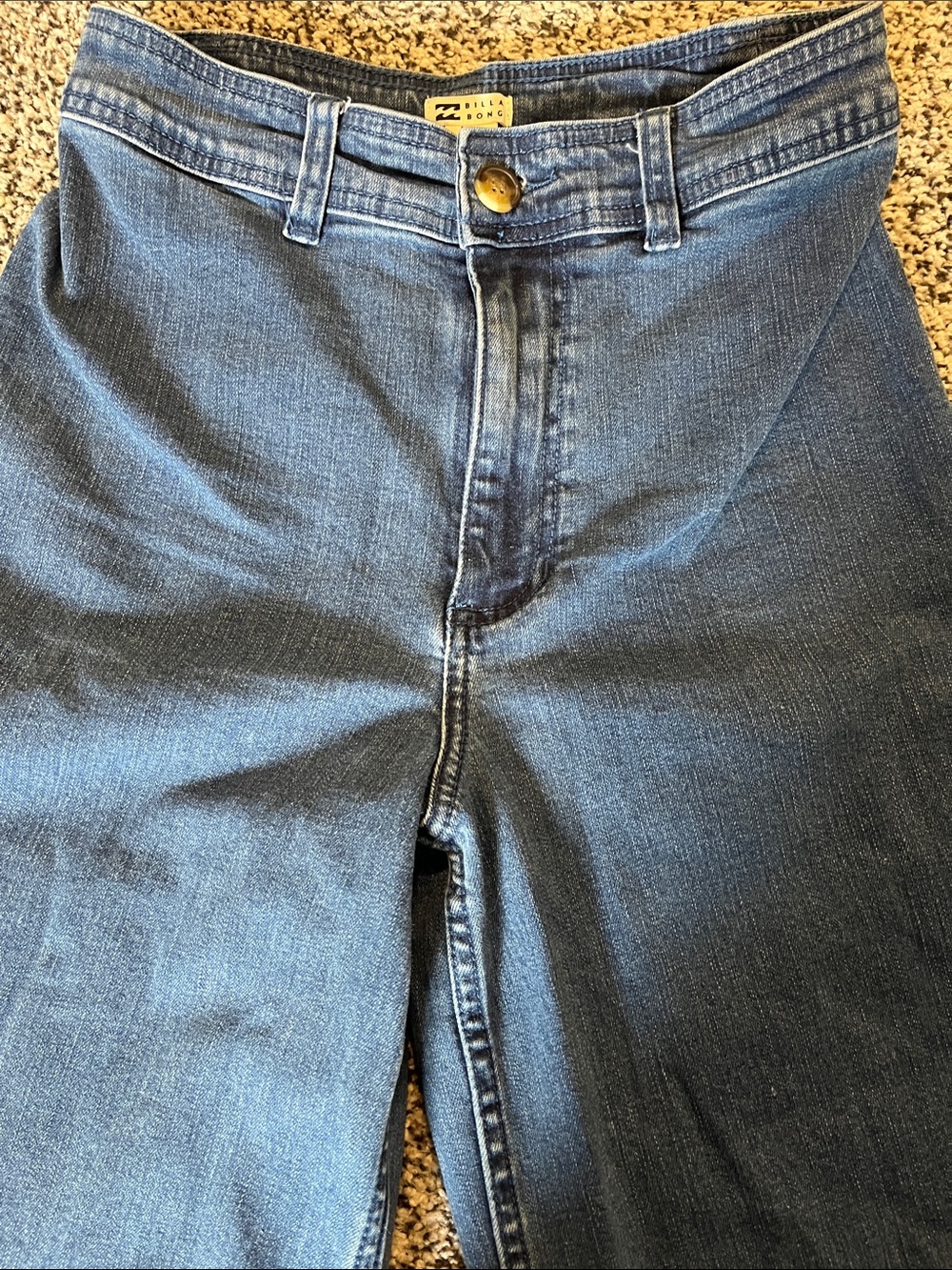 Billabong Women’s High-Rise Blue Denim Jeans